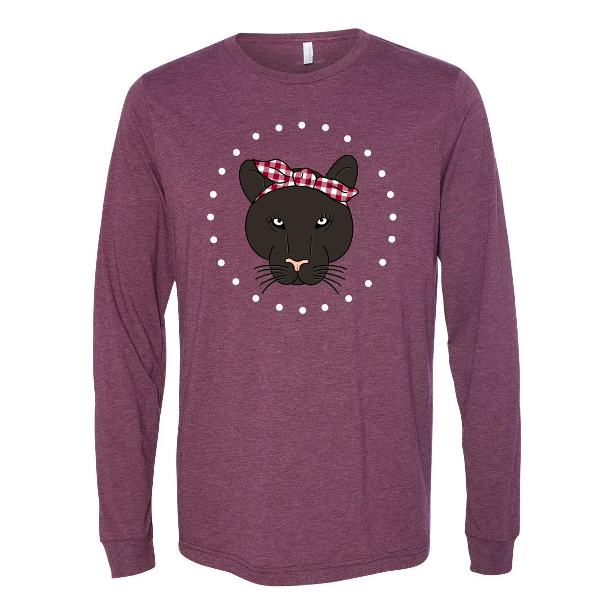 Lady Panther Triblend Long Sleeve Tee