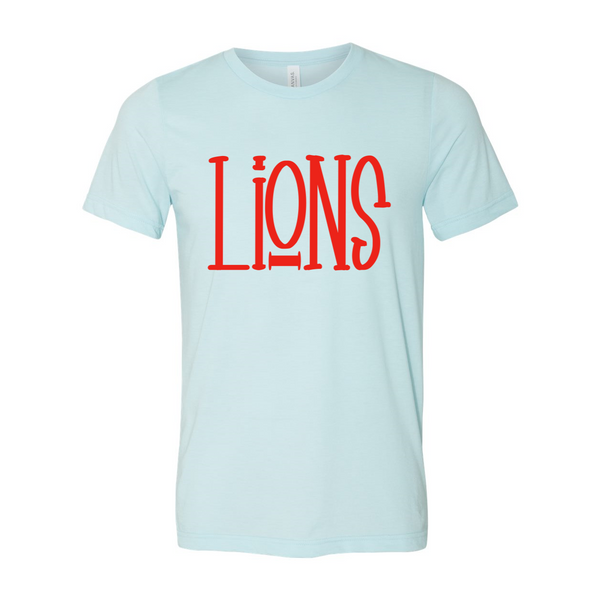 Lingle Lions Tall Font Tee