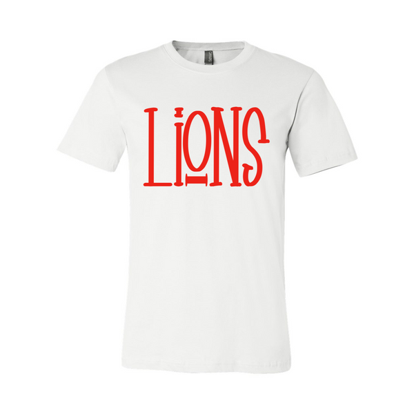 Lingle Lions Tall Font Tee