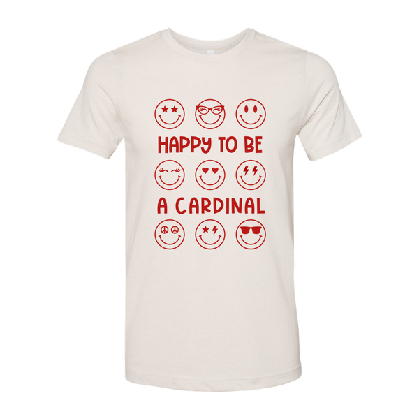 Happy Cardinal Soft Tee