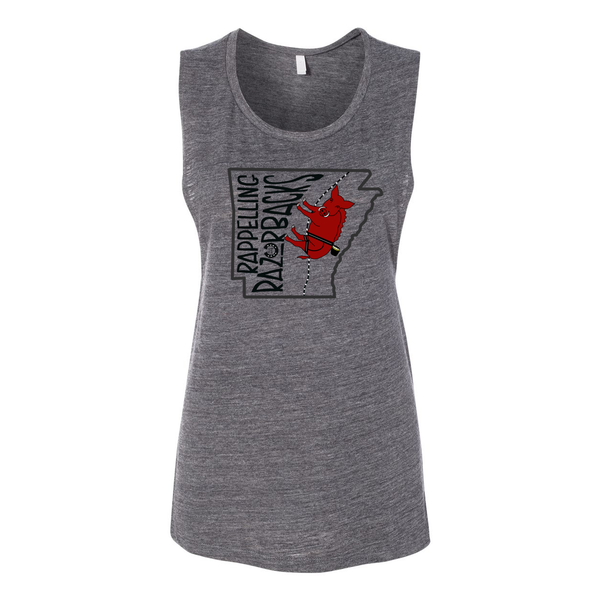 Rappelling Razorbacks Womens Tank