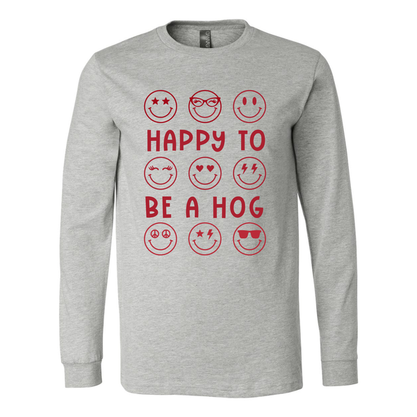 Happy Hog Long Sleeve Tee