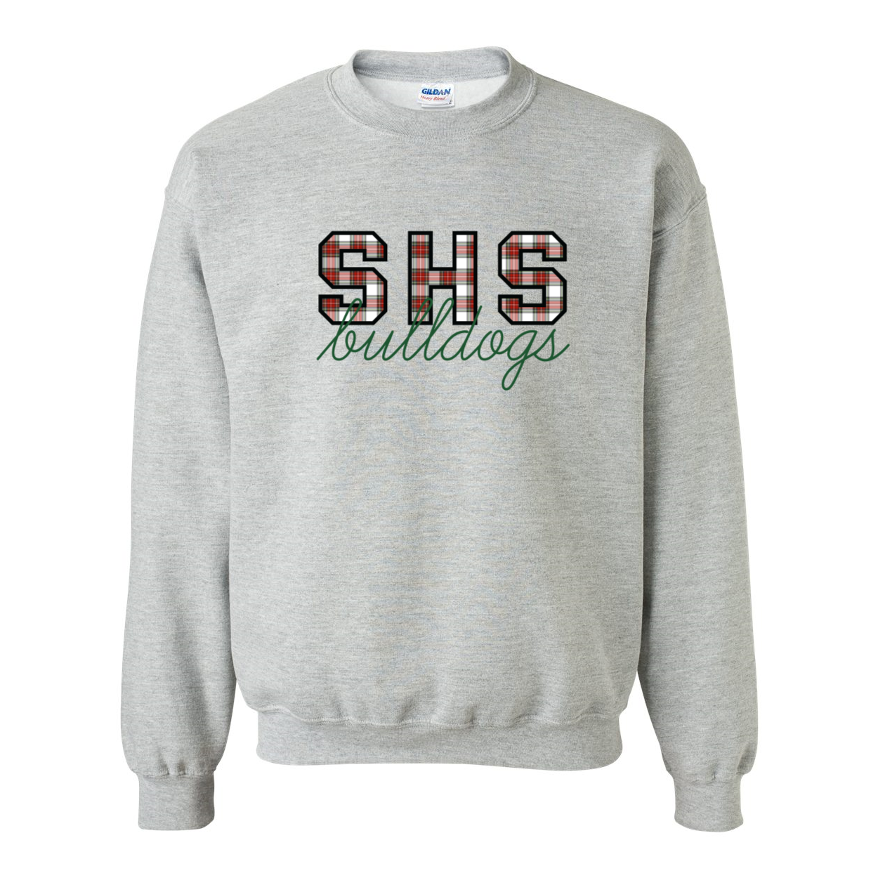 SHS Bulldogs Winter Plaid Sweatshirt