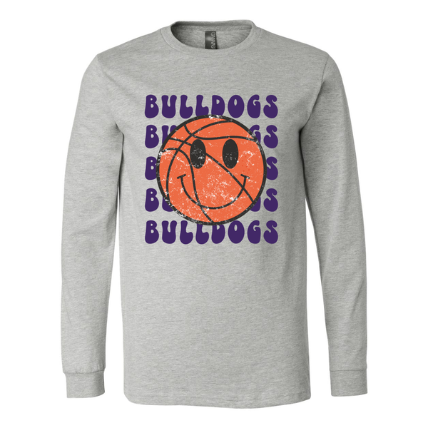 Bulldogs Basketball Long Sleeve Tee