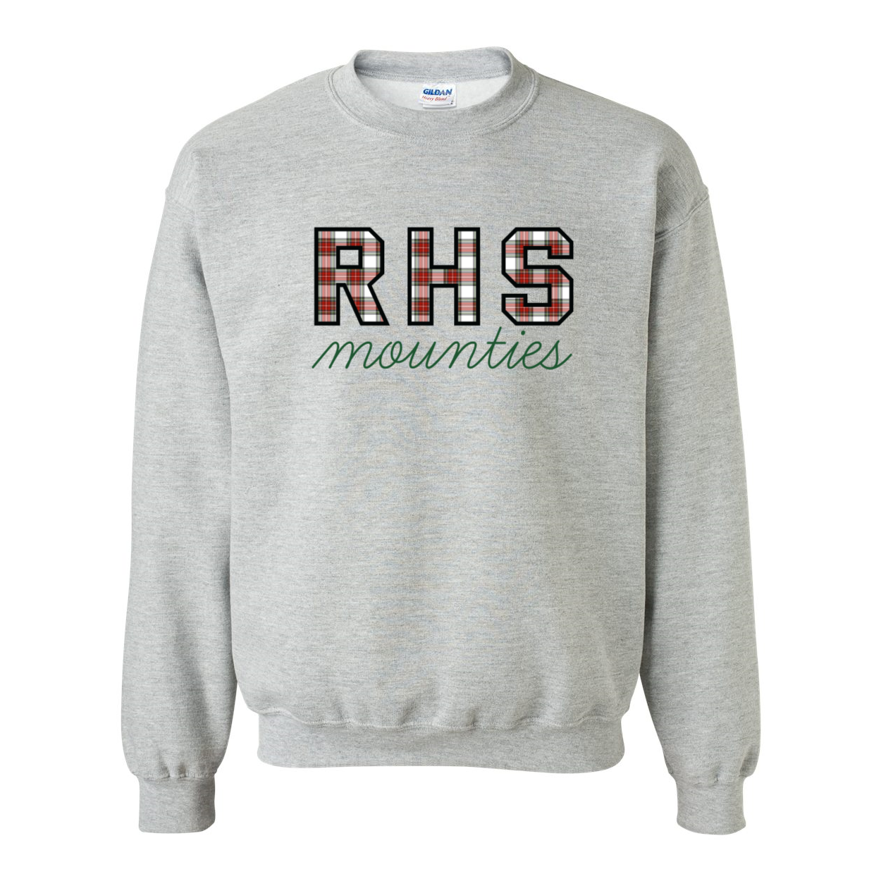 RHS Mounties Winter Plaid Sweatshirt