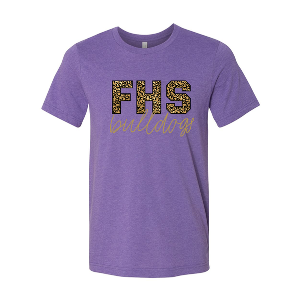 FHS Bulldogs Leopard Soft Tee