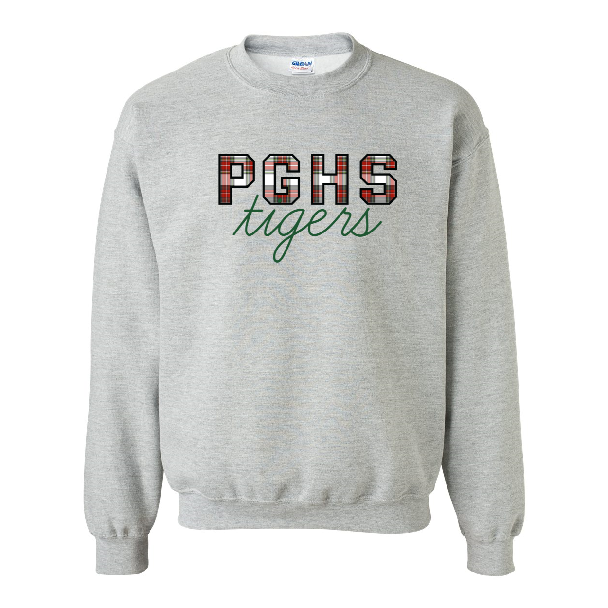 PGHS Tigers Winter Plaid Sweatshirt