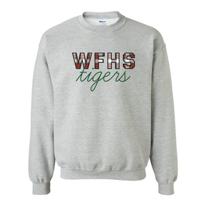 WFHS Tigers Winter Plaid Sweatshirt