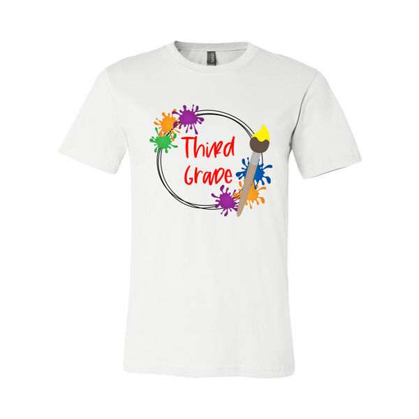 Third Grade Splatter Paint T-Shirt