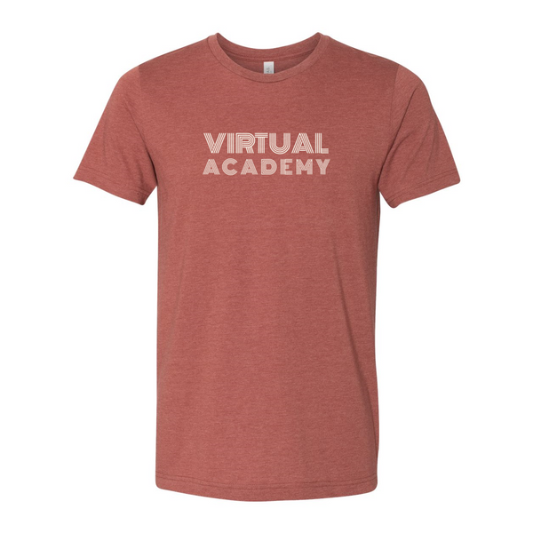 Virtual Academy Retro Font T-Shirt