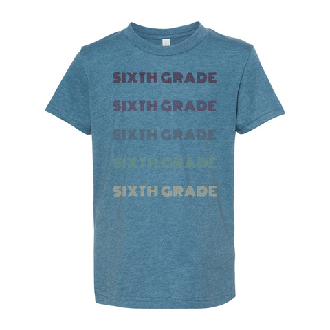 Sixth Grade YOUTH Ombre Soft Tee
