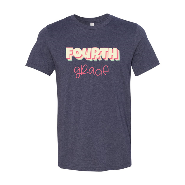 Fourth Grade Sherbet Shadow Tee