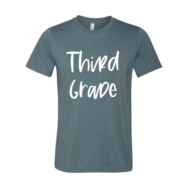 Third Grade Script Tee