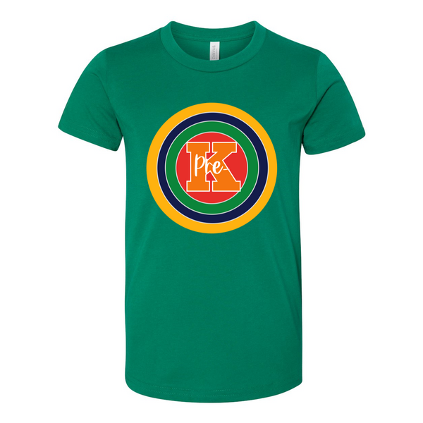 Pre-K YOUTH Primary Colors Target Shirt