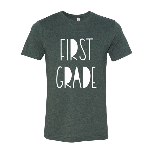 First Grade Funky Font T-Shirt