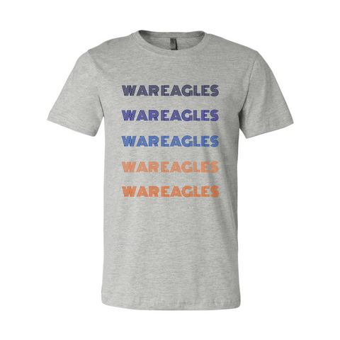 War Eagles Retro Font T-Shirt