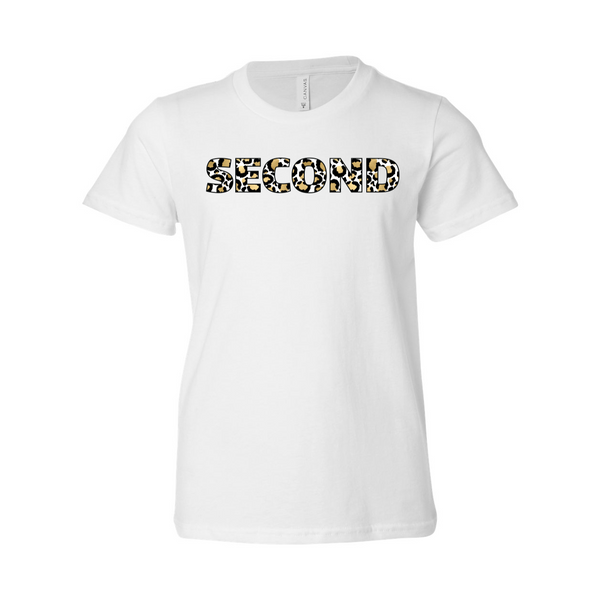 Second Grade YOUTH Leopard Soft Tee