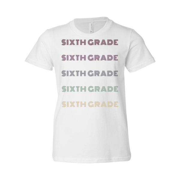 Sixth Grade YOUTH Ombre Soft Tee