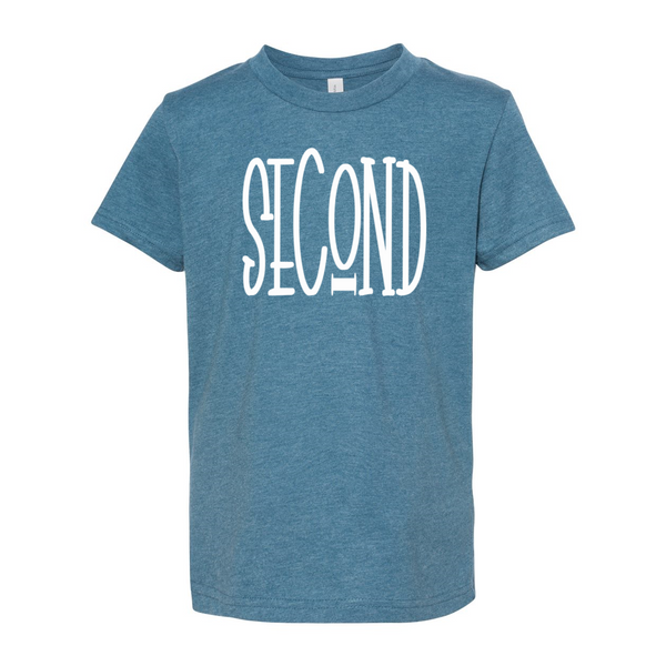 Second Grade YOUTH Tall Print Soft Tee