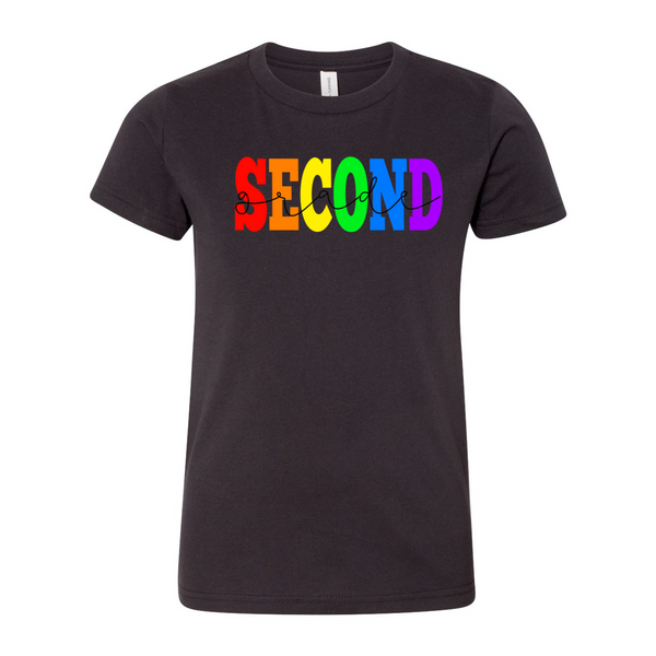 Second Grade YOUTH Colors Soft Tee