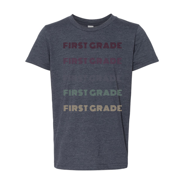 First Grade YOUTH Retro T-Shirt