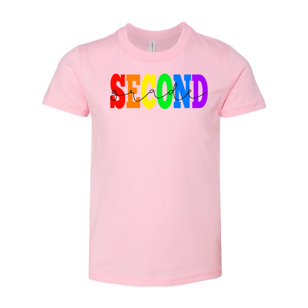 Second Grade YOUTH Colors Soft Tee