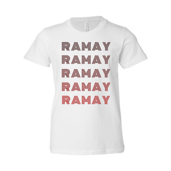 Ramay YOUTH Retro Font T-Shirt