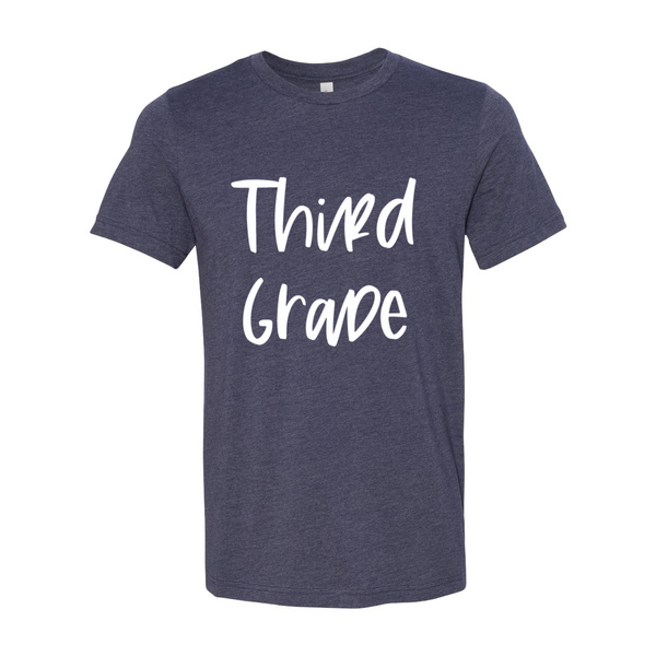 Third Grade Script Tee