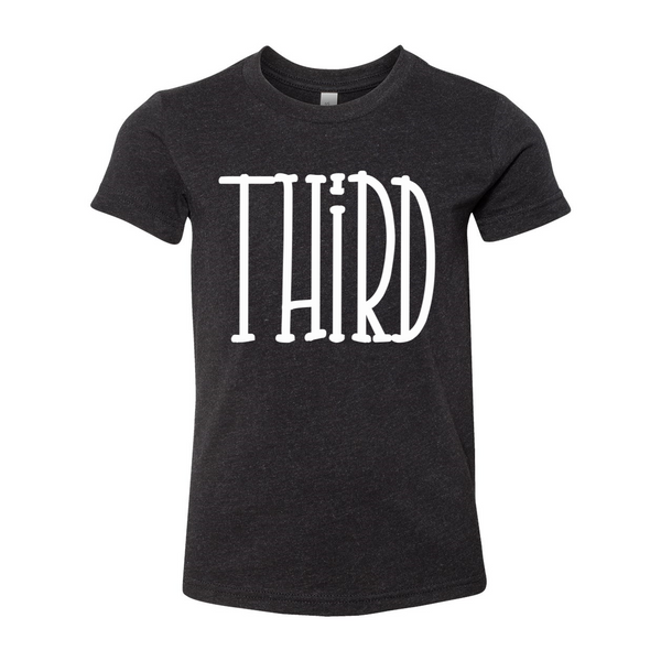 Third Grade YOUTH Tall Letters Tee