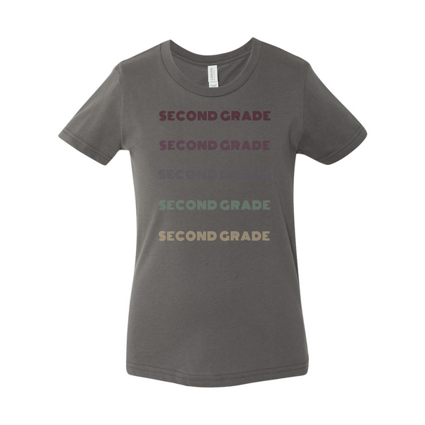 Second Grade YOUTH Ombre Soft Tee