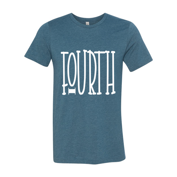 Fourth Grade Tall Letters Tee