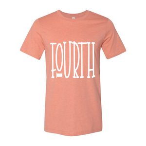 Fourth Grade Tall Letters Tee