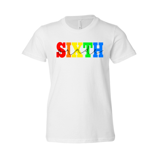Sixth Grade YOUTH Colors Soft Tee