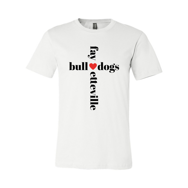 Fayetteville Bulldogs Cross T-Shirt