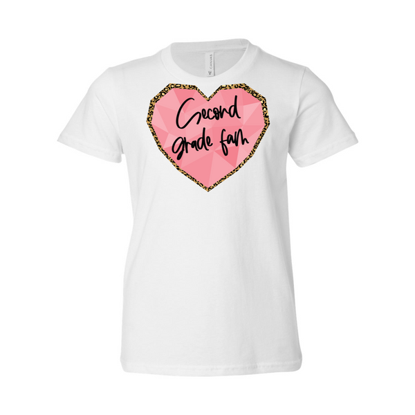 Second Grade YOUTH Heart Soft Tee