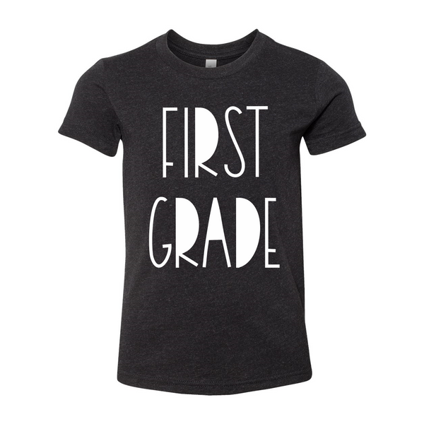 First Grade YOUTH Funky Font T-Shirt