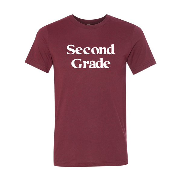 Second Grade Print Soft Tee