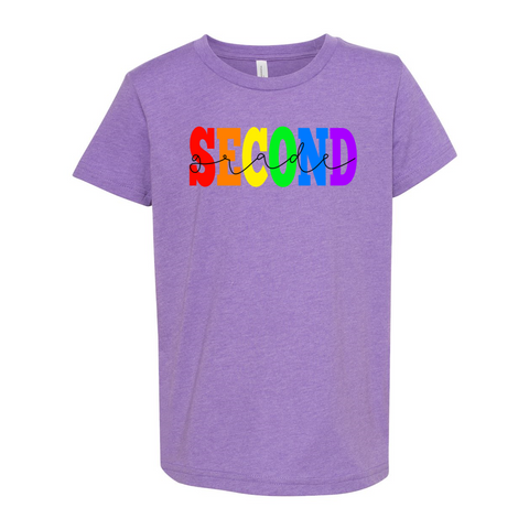 Second Grade YOUTH Colors Soft Tee