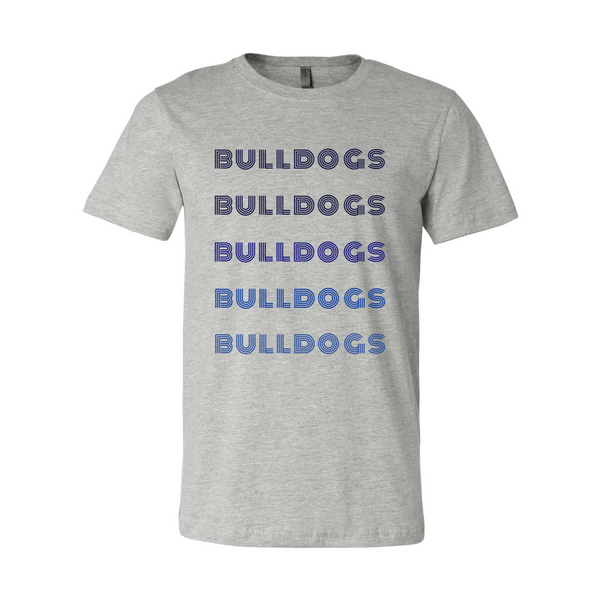 Decatur Bulldogs Retro Font Monochrome Shirt