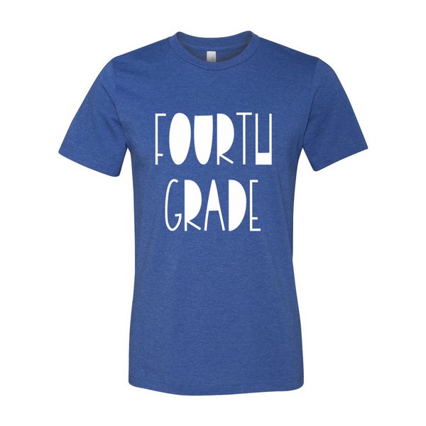 Fourth Grade Funky Font Tee