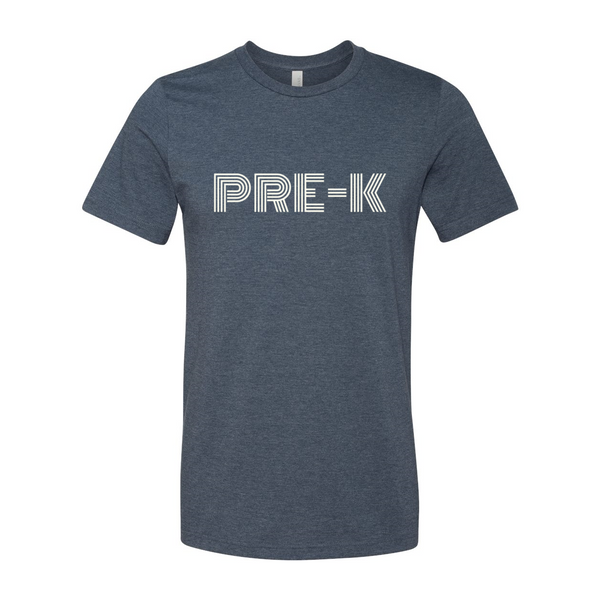 Pre-K Retro Font T-Shirt