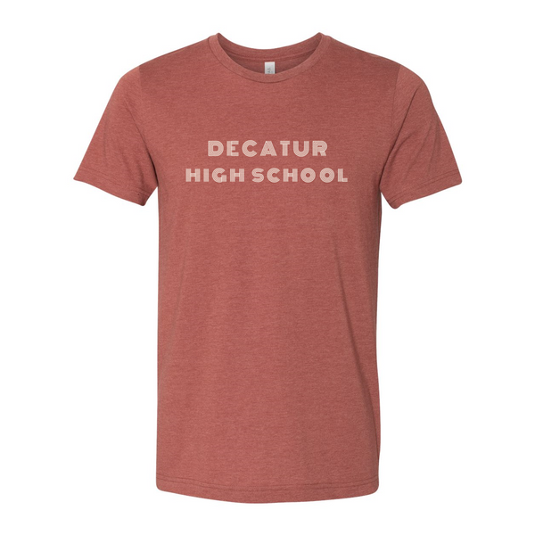 Decatur Bulldogs Retro Font T-Shirt