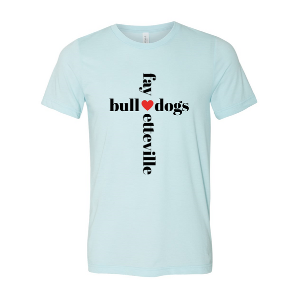 Fayetteville Bulldogs Cross T-Shirt