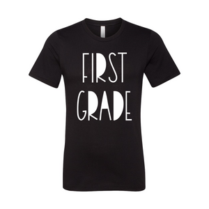 First Grade Funky Font T-Shirt