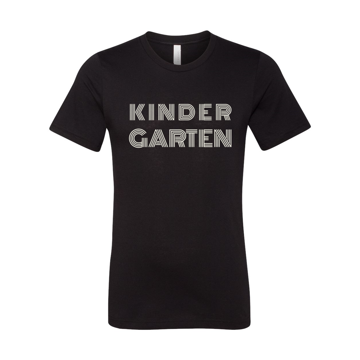 Kindergarten Retro Font T-Shirt