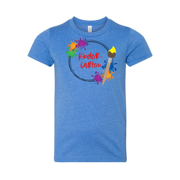 Kindergarten YOUTH Splatter Soft Tee