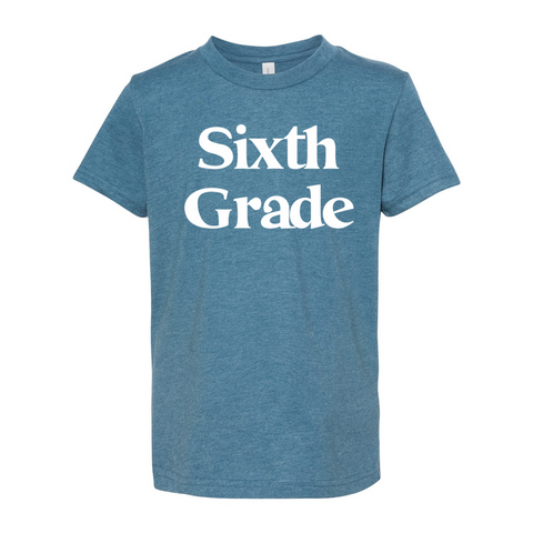 Sixth Grade YOUTH Print Soft Tee