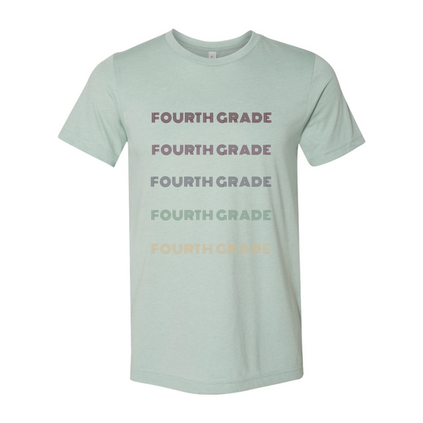 Fourth Grade Retro Tee