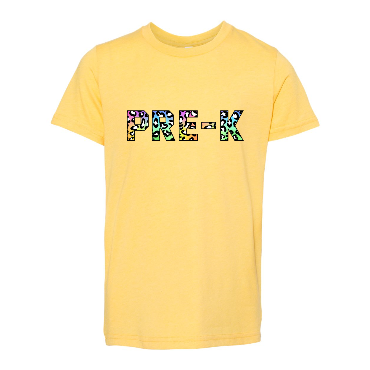 Pre-K YOUTH Colorful Animal Print T-Shirt
