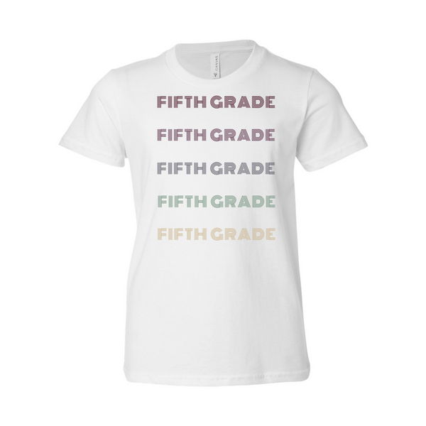 Fifth Grade YOUTH Ombre Soft Tee